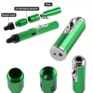 All in One-Pipe & Lighter Combination Choice of Colors Wind resistant lighter