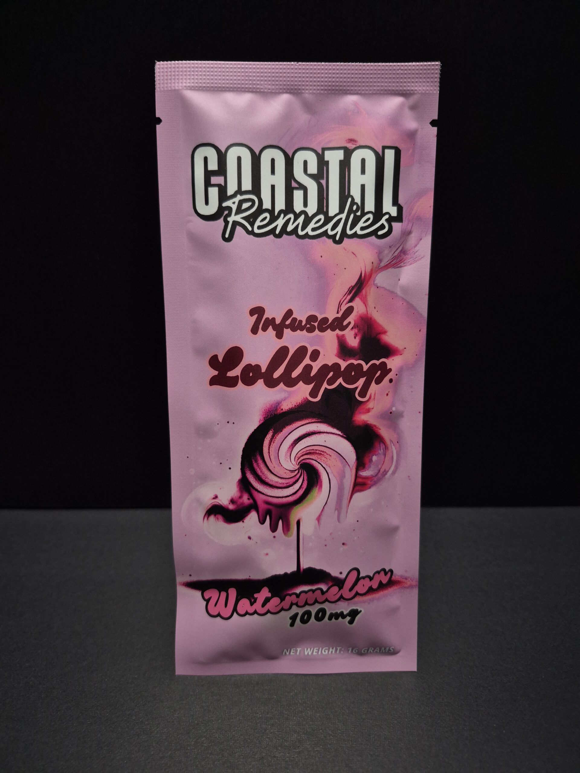 Watermelon: Coastal Remedies Infused Lollipops 100mg