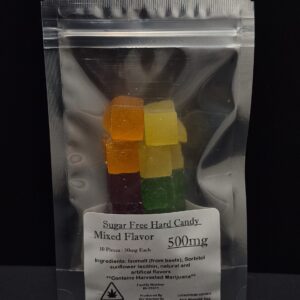 Mixed Hard Candy Cubes 500mg