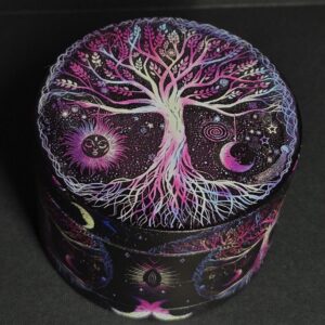 "Celestial Tree of Life" Grinder 4 Layer w/Scraper