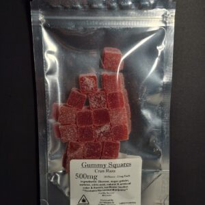 Cran Razz Gummy Squares 500mg