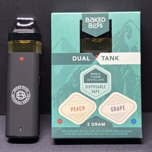 Peach/Grape Dual Tank 2g-Baked Bliss